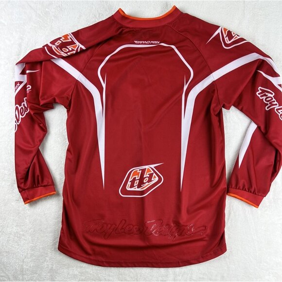 Troy Lee Designs Men's Long Sleeve Jersey Multicolored Size Medium Red Pullover - Picture 5 of 7